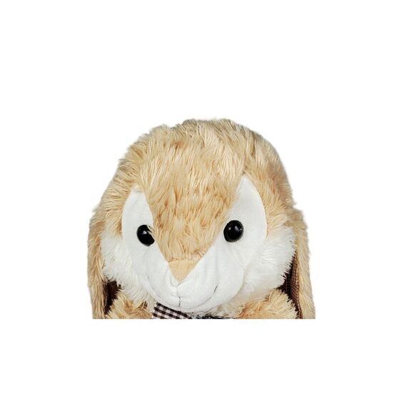 Bunny Rabbit Plush Easter Spring Tan Long Ears Shaggy Large Feet Best Made Toys - Picture 7 of 13